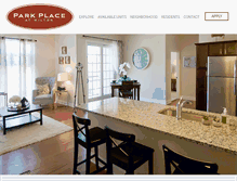 Tablet Screenshot of parkplacewilton.com